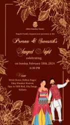 Modern-Maroon Kankotri-Wedding Invitation-A-Timeless-Love- Celebration