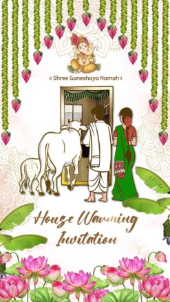 A Divine Beginning: Housewarming Celebration Invitation