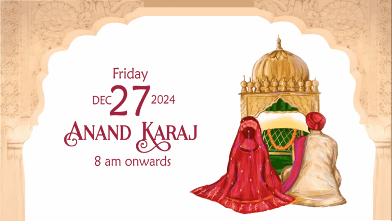 Love Story Unveiled - Wedding Invitation with Mehendi, Ring Ceremony, Haldi, Baraat, Anand Karaj events invitation included