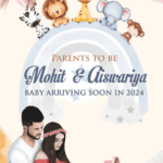 Adorable Safari-Themed Pregnancy Announcement