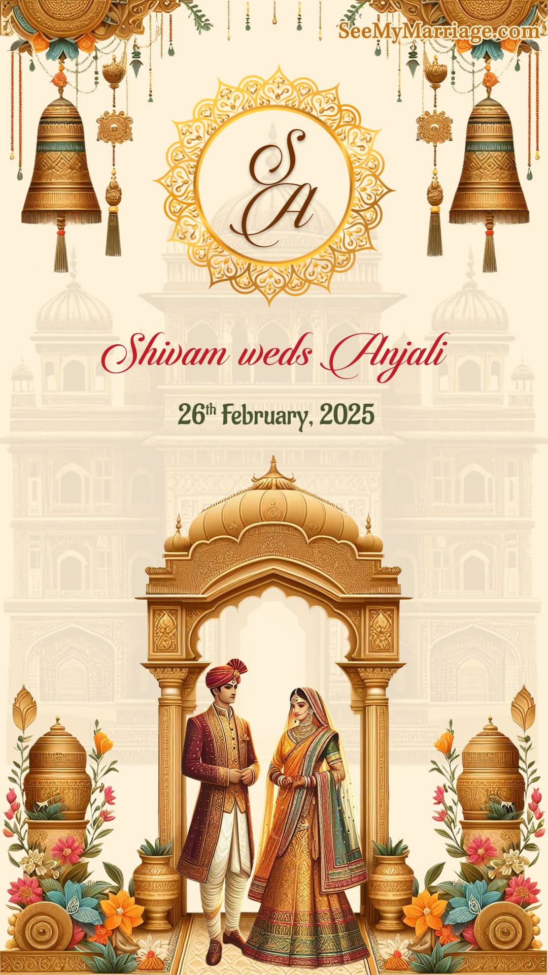 Regal-Rajasthani-Wedding-Invitation