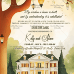 Retro Modern Western Housewarming Invitation