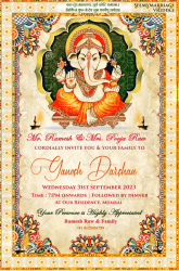 Come Home and See Our Bappa Bless Us Ganesh Chaturthi Invitation video