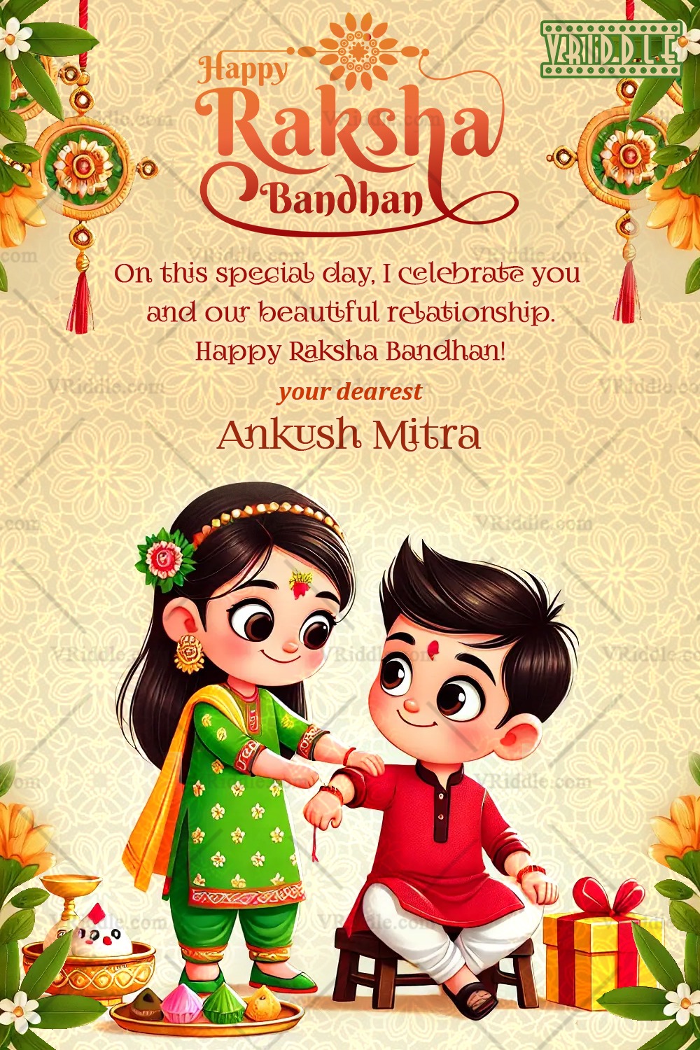 Vibrant Ties: Happy Raksha Bandhan