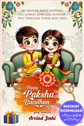 Sacred Rakhi Thread A Bond of Love Between Siblings