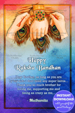 Vibrant Bond of Siblinghood - Rakshabandhan greetings