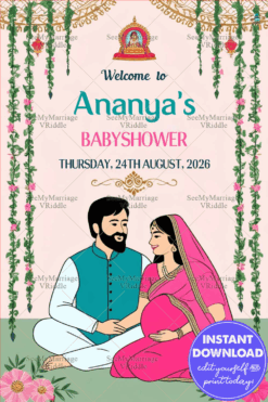 Elegant Tradition Baby Shower Poster