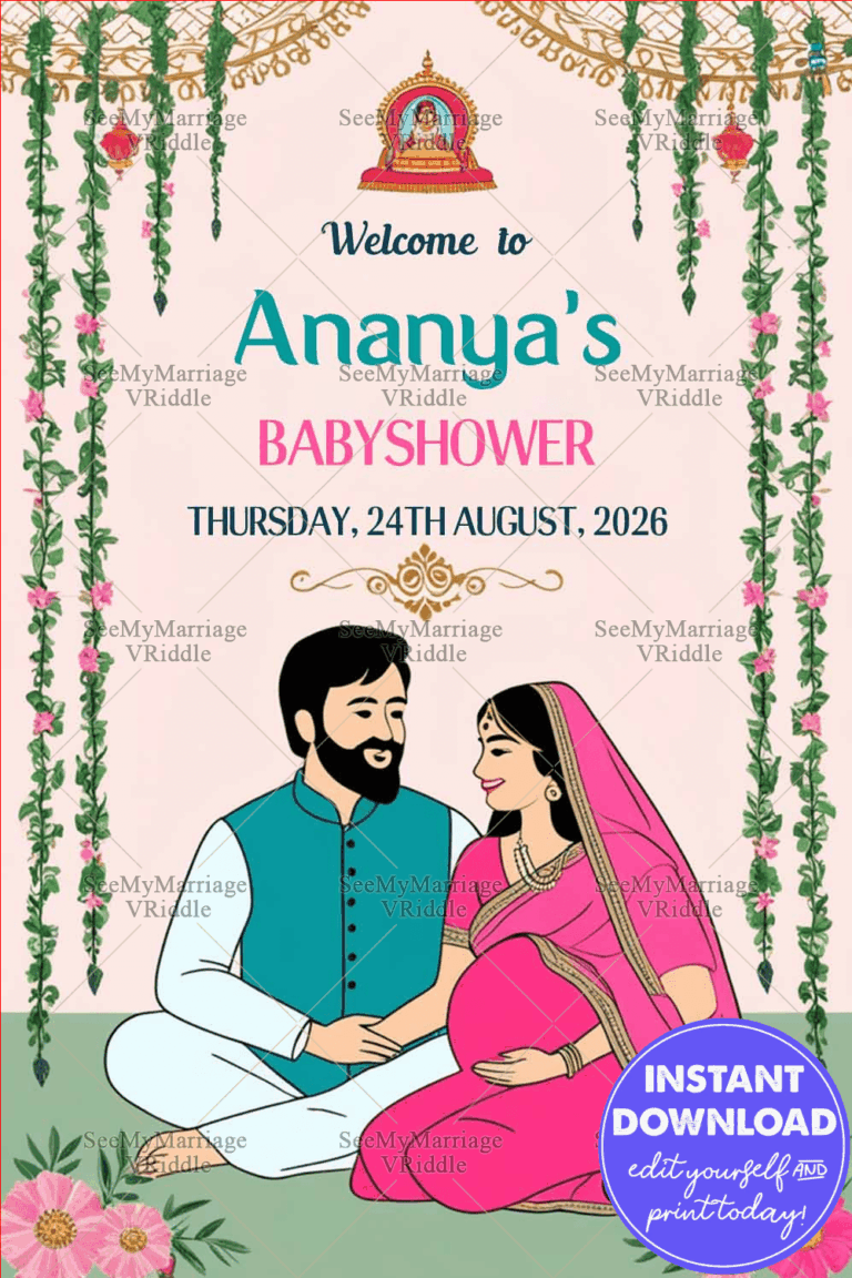 Elegant Tradition Baby Shower Poster