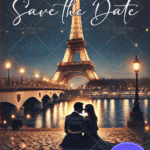 Seine Serenity Eiffel Tower Save the Date Card