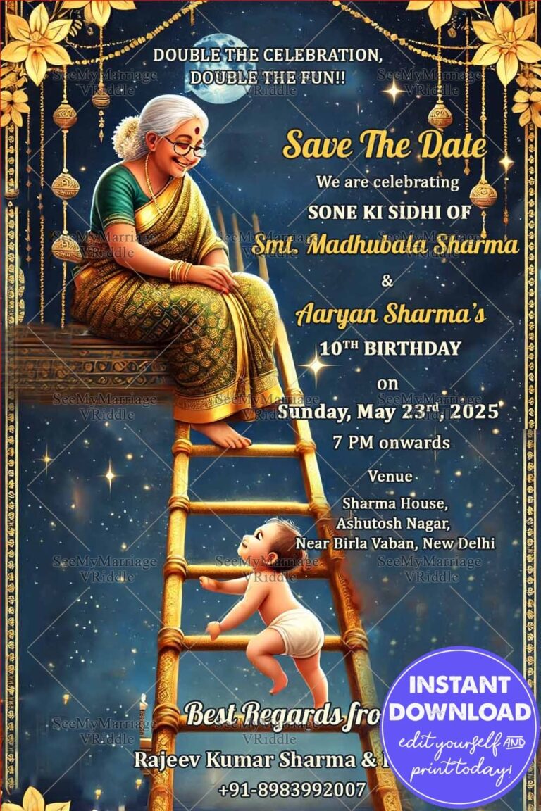 Shining Together Sone Ki Sidhi & Birthday Invite