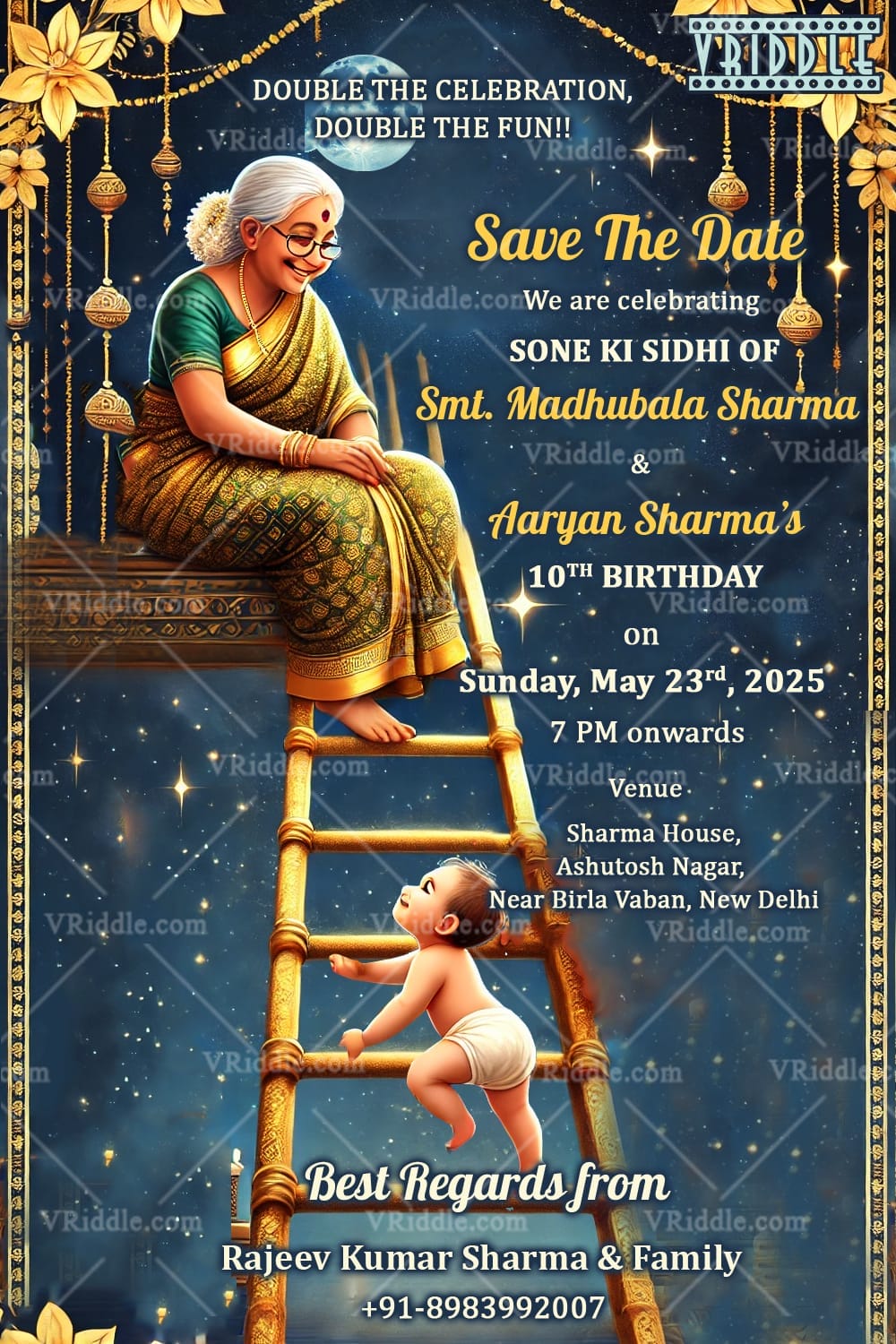 Shining Together Sone Ki Sidhi & Birthday Invite