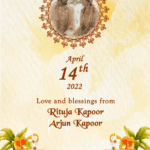 Yellow Theme Traditional Hindu Wedding Reception Invitation Video