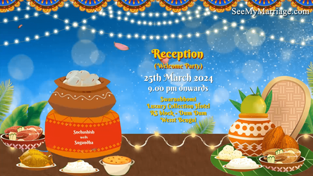 Cultural Bengali Wedding Extravaganza Video Invite