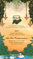 Elegant Royal Indian Sikh Wedding Video Invite