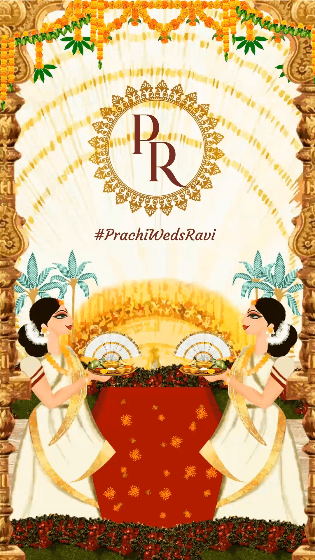 Graceful Royal Kerala Wedding Video Invite