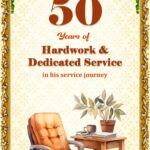 Honoring a Legacy Retirement Celebration Invitation Video with 50 Years of Service