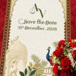 Royal Wedding Invitation Showcase: A Grand Celebration of Haldi, Mehendi, Sangeet, Wedding and Reception in Motion