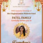 Temple Theme Jain Varshitap Paarna Invitation Video with Lord Mahavir and Floral Touch