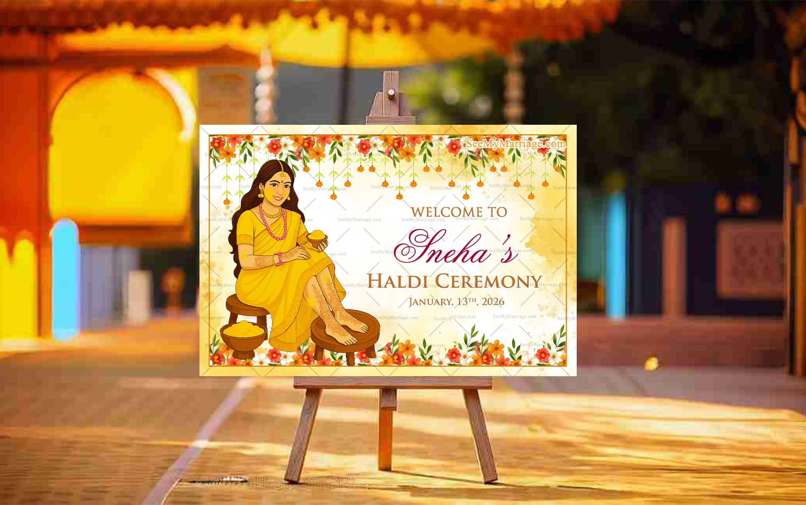 Welcome Sign boards for Haldi Mockup 1(1)(1)