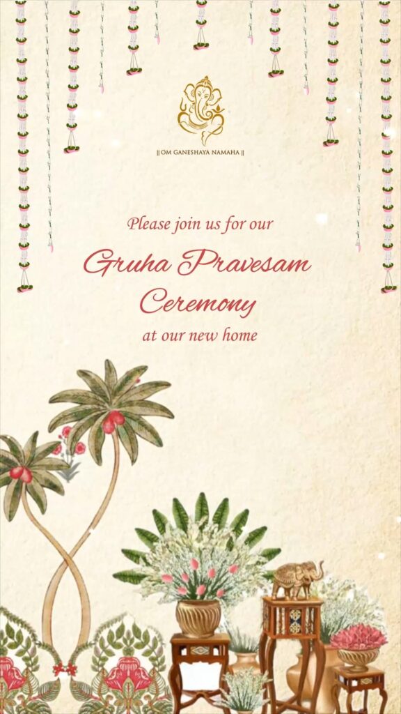 Our New Beginning Gruha Pravesam & Satyanarayana Vratam Ceremony Video with South Indian Home Decor Accents