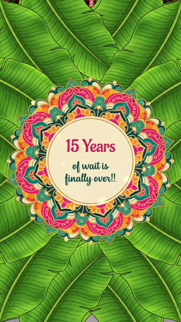 South Indian Griha Pravesham Invitation Video with Family Entering a Decorated Home, Sacred Cow and Banana Leaf