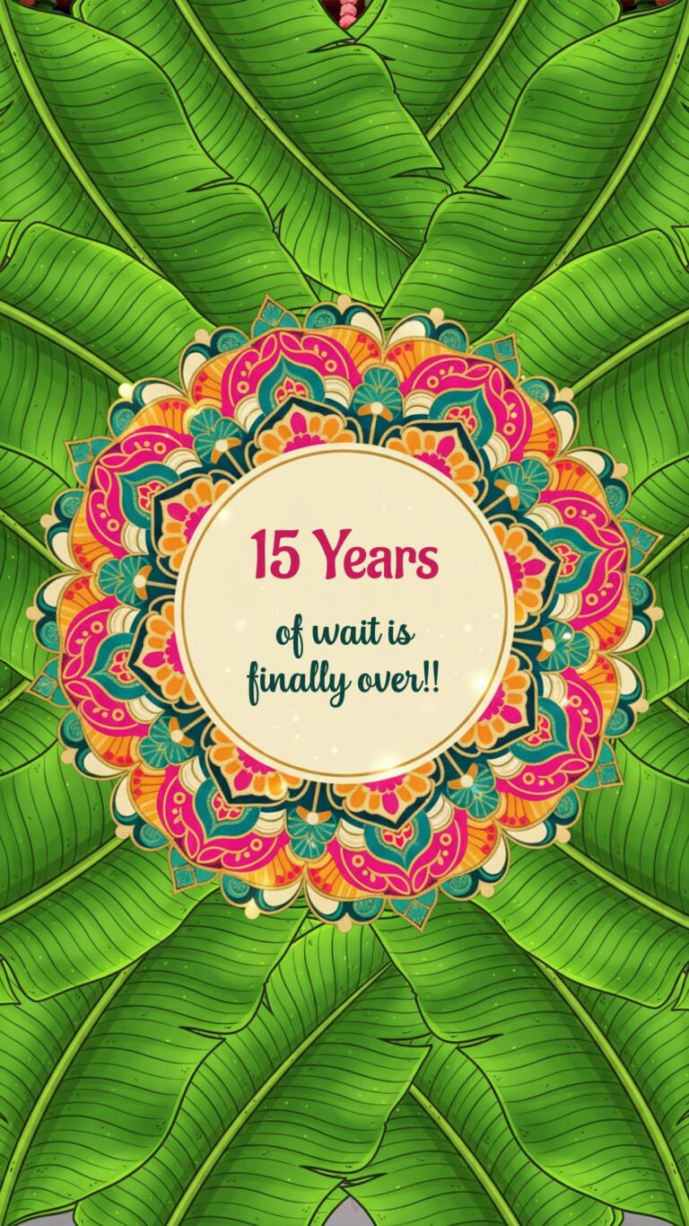 South Indian Griha Pravesham Invitation Video with Family Entering a Decorated Home, Sacred Cow and Banana Leaf