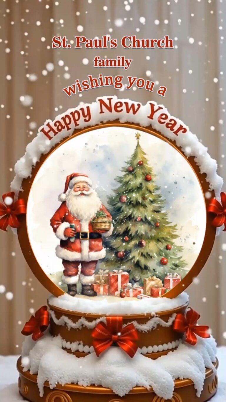 Dancing Santa Christmas Party and New Year Invitation Video with Add Photo and Snowy Design