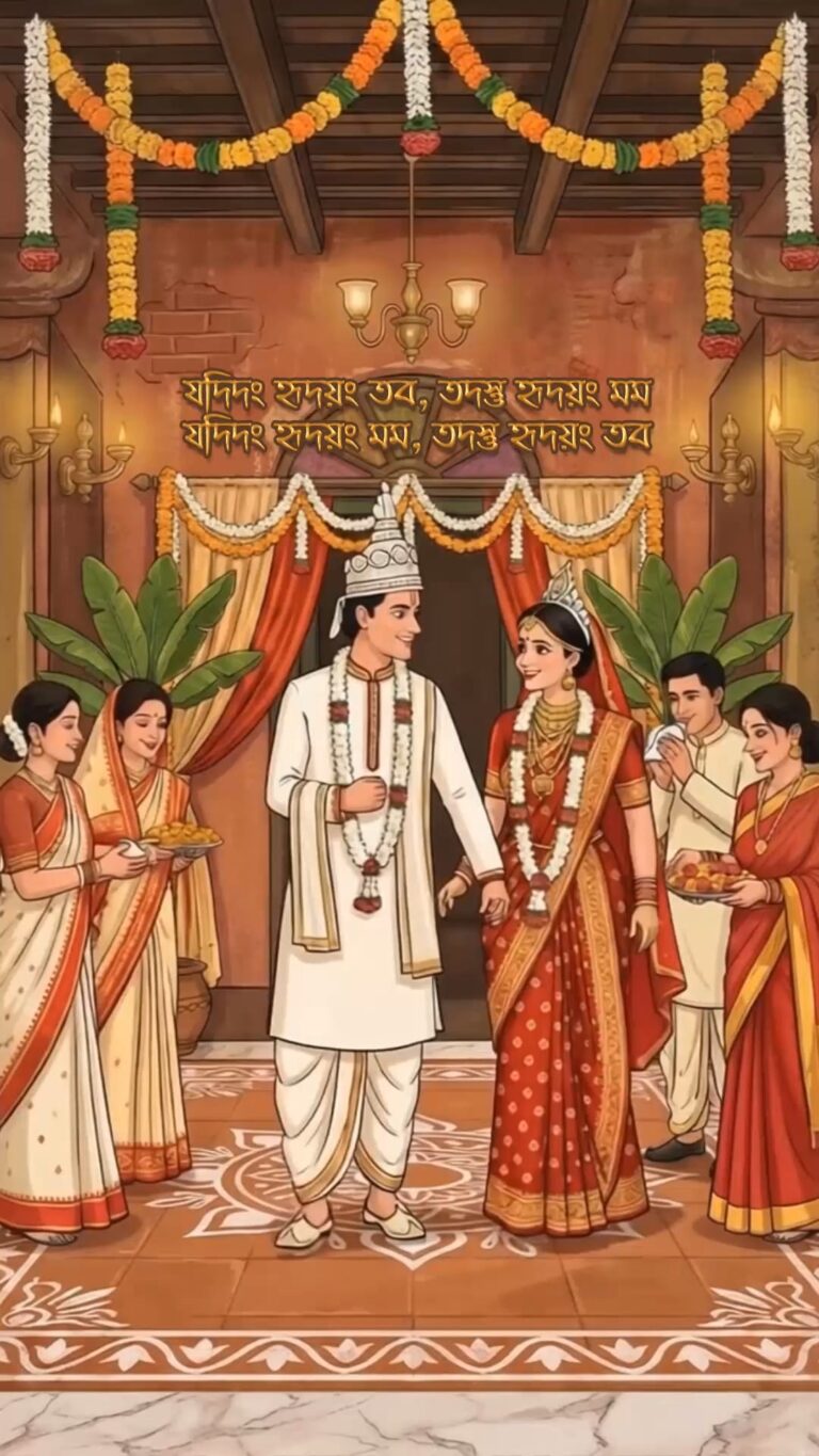 Subho Porinoy - Seven Steps Together Bengali Wedding invitation Video with Gaye Holud, Mehendi Hath, Sangeet, Reception