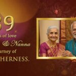 Surprise 39th Marriage Anniversary Greeting Video with Framed Couple Portrait, Maroon Floral Mandala Background and Classic Togetherness Theme Design